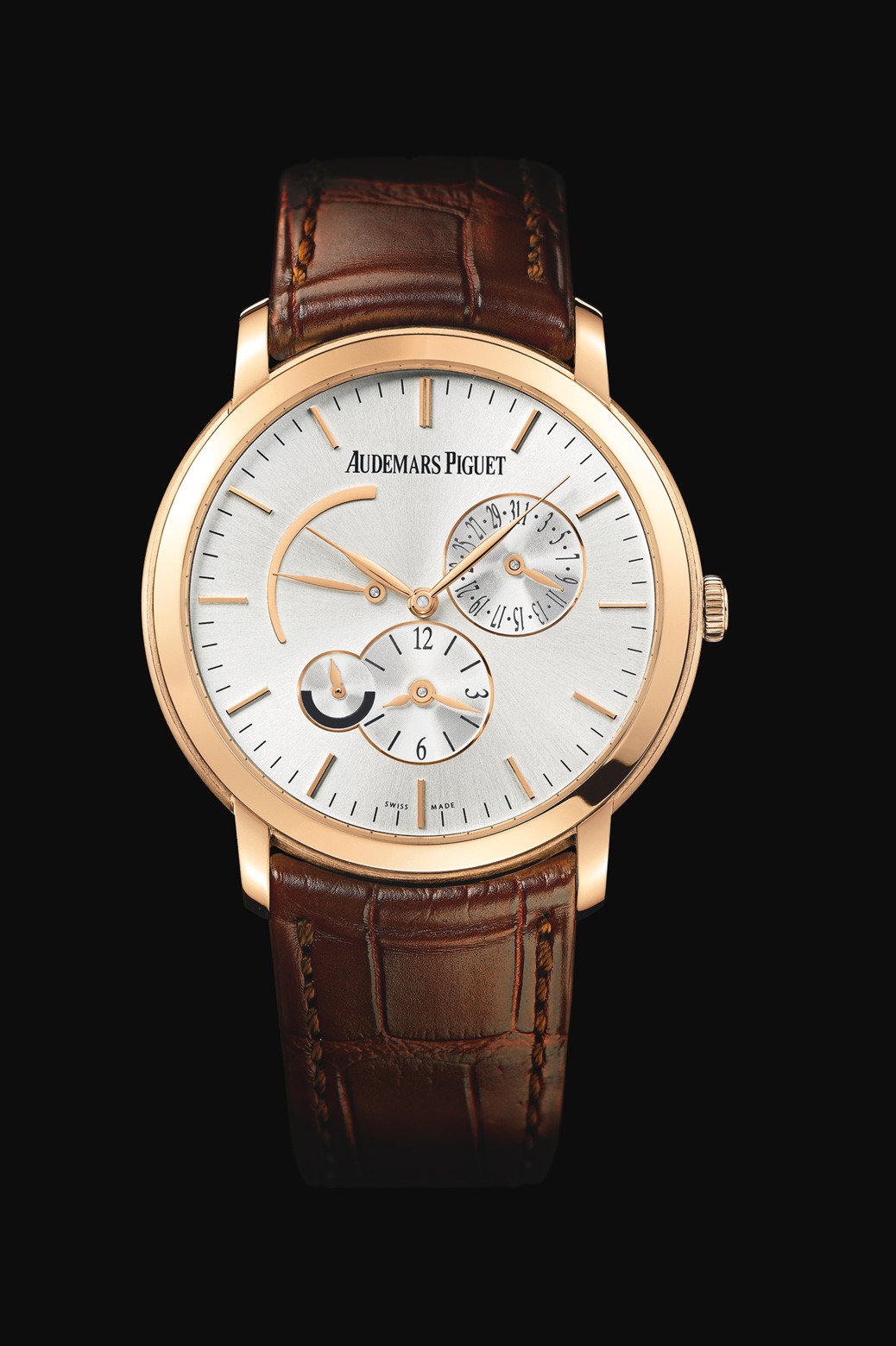 Audemars Piguet Jules Audemars Dual Time Pink Gold watch REF: 26380OR.OO.D088CR.01 - Click Image to Close